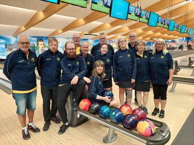 Svenska truppen Bowling VM for Dovaidrottare